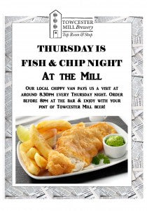 Fish & Chip Thursday - Towcester Mill Brewery Shop