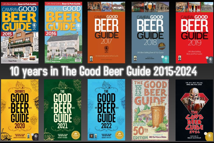 10 Years in The Good Beer Guide!