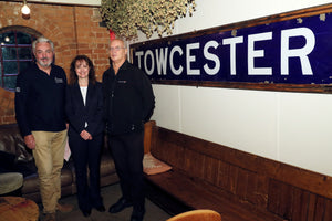 Towcester Railway Station Sign