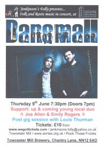 DANSMALL – Thursday 9th June