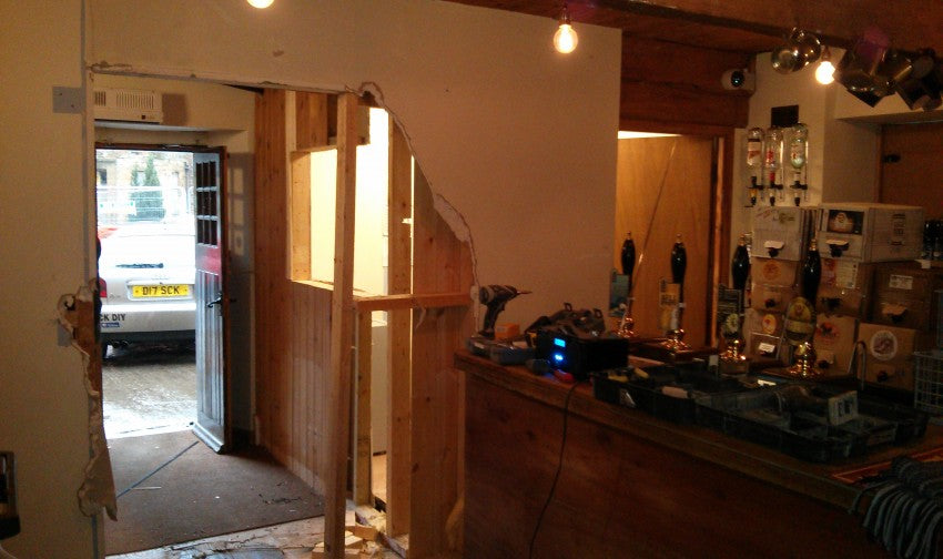 Bar Extension finally started!