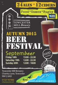 Easter Beer Festival at Towcester Mill Brewery