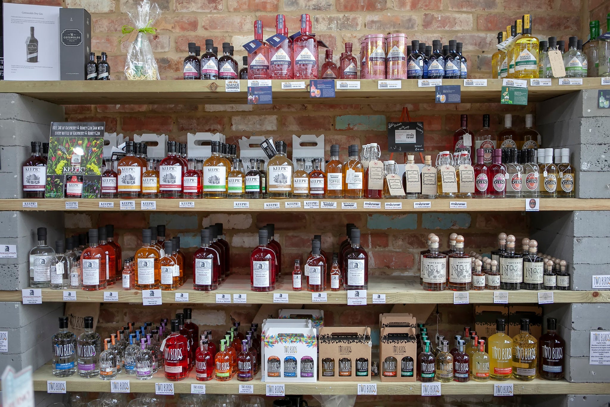 Gin Tastings at Towcester Mill Brewery Shop