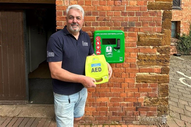 Defibrillator registered at the Mill