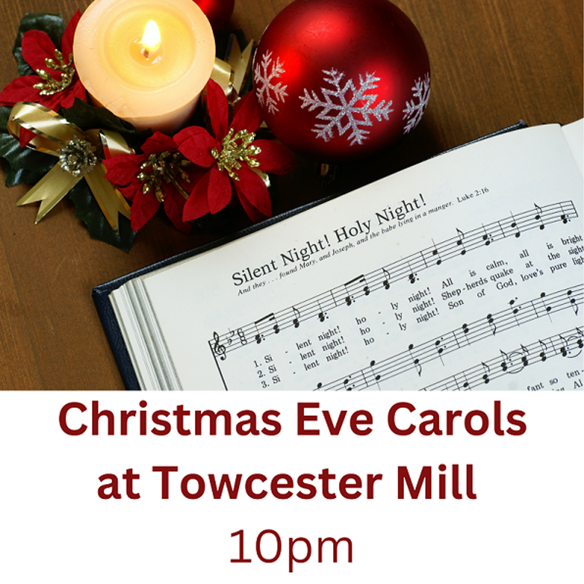 Wed 24 Dec - Christmas Eve Carols in the Tap
