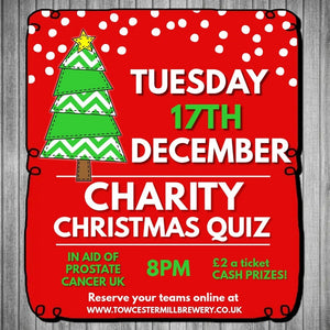 Tue 17 Dec - Charity Christmas Quiz