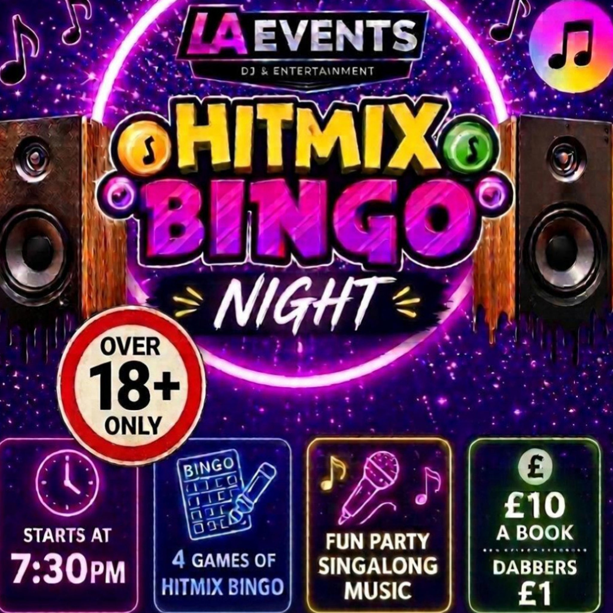 Thurs 16 Jul - HitMix Bingo!