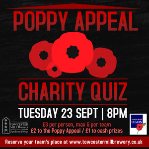 Tues 23 Sept - Poppy Appeal Quiz Night