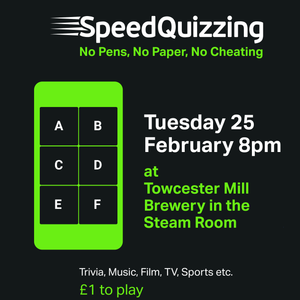 Tues 25 Feb - SpeedQuizzing