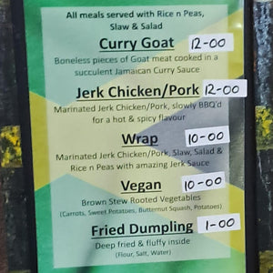 Fri 22 Aug - Wah Gwaan Jamaican Cuisine