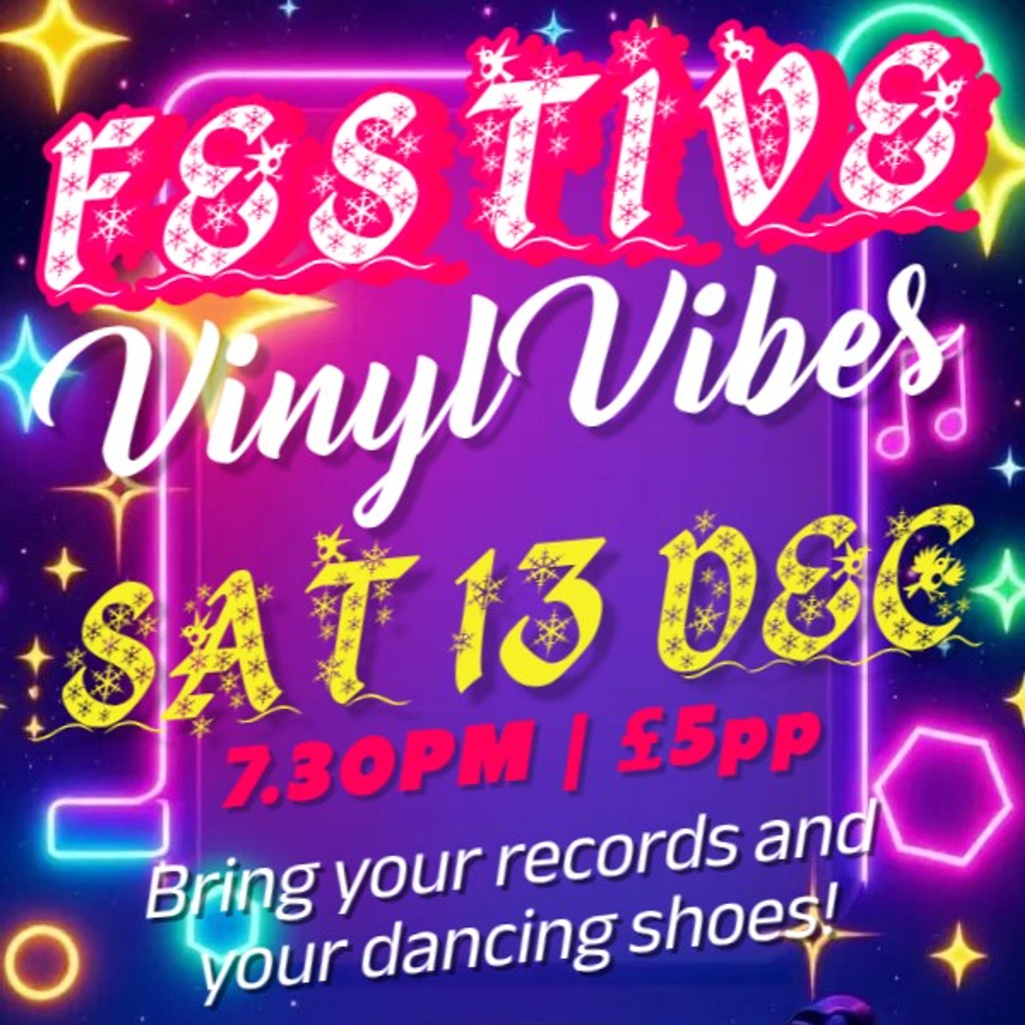 Sat 13 Dec - Festive Vinyl Vibes